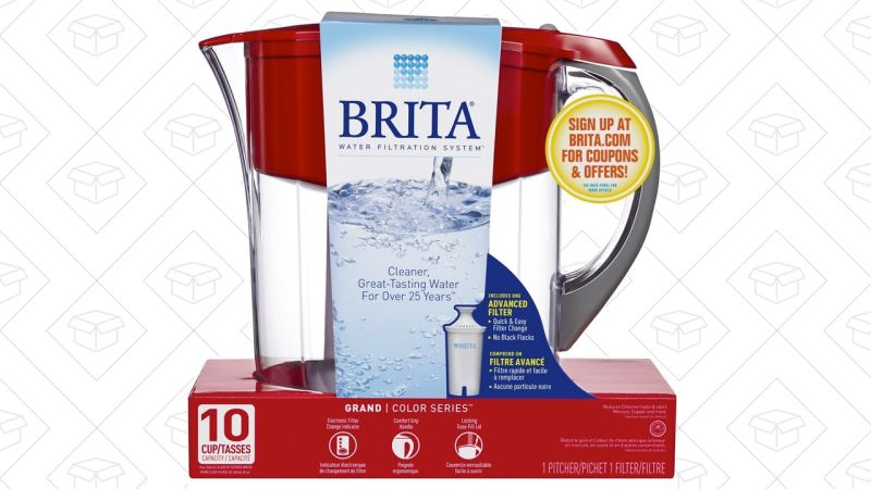 Brita Large 10 Cup Grand Water Pitcher with Filter | $26 | Amazon | Clip $3 off coupon